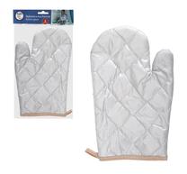 Virtuvės pirštinė 5906900217638, 28 cm x 19 cm, pilka sp.