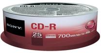 Ierakstāms kompaktdisks Sony, 700 MB, 25gab.