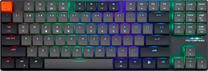 Bezvadu spēļu tastatūra Motospeed BK75 TTC RED, EN, melna krās.