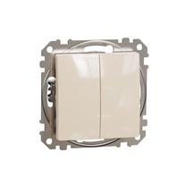 Lüliti Schneider Electric Sedna Design SDD112105, 2 sl., beež v.