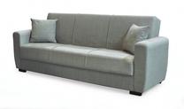 Sofa-lova Hanah Home Viore 3-Seat, šviesiai pilka sp., 75 x 210 cm x 80 cm