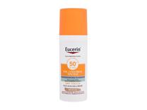 Skystas makiažo pagrindas Eucerin Sun Protection Oil Control Tinted Dry Touch Medium, SPF 50+, 50 ml