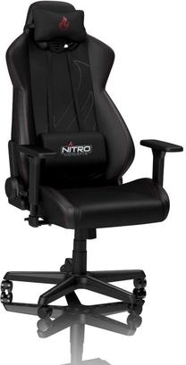 Spēļu krēsls Nitro Concepts S300 EX, melna krās.