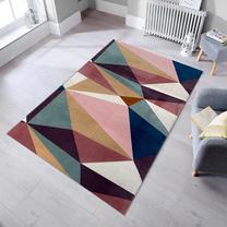 Paklājs Conceptum Hypnose 376RBY1410, daudzkrāsaina, 150 cm x 120 cm