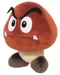 Mīkstā rotaļlieta Nintendo Goomba Small, brūna krās., 14 cm