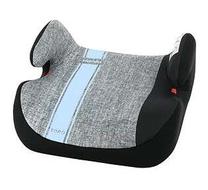 Autokėdutė-paaukštinimas Nania Topo Comfort, pilka sp./žydra sp., 15 - 36 kg