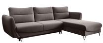 Kampinė sofa Silva Savoi 7, ruda sp., dešininė, 201 x 276 cm x 100 cm