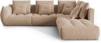 Modulinė sofa Micadoni Home Bloom Casino, smėlio ruda sp., dešininė, 316 x 310 cm x 95 cm