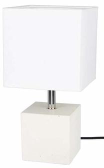Настольные лампы Spot-Light Strong Square, E27, 25Вт, белый цв./белый цв.