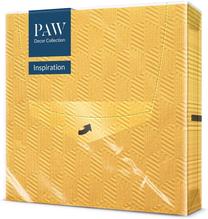 Popierinės servetėlės Paw Decor Collection Inspiration, 33 cm x 33 cm, oranžinė sp., 20 vnt.