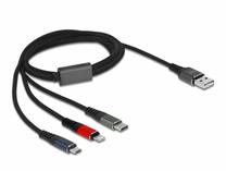 Кабель Delock 3 In 1 87277 USB, 1 м, многоцветный