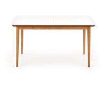 Stalas išskleidžiamas Barret, ąžuolo/balta, 90 - 190 cm x 80 cm x 75 cm