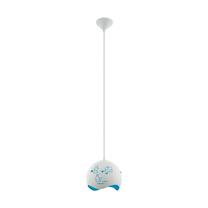 Valgusti rippuv Eglo Laurina 97393, E27, 1 x 60 W, sinine v./valge v. / valge v.