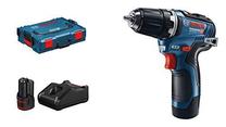 Gręžtuvas su akumuliatoriumi Bosch GSR 12V-35 L-BOXX 12V 2x3Ah, 12 V, 3 Ah