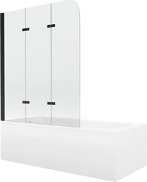 Vonia su sienele, laisvai pastatoma/kampinė Mexen Cubik, 160 cm x 70 cm x 41.5 cm, stačiakampis, balta sp.