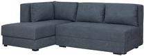Kampinė sofa - lova Bodzio Judyta TJNL-D5/2, tamsiai pilka sp., kairinė, 155 x 225 cm x 77 cm
