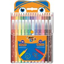 Flomasteriai Bic, vienpusiai, 30 vnt.