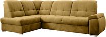 Kampinė sofa Sado Loco 45, geltona sp., kairinė, 192 x 272 cm x 95 cm