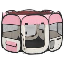 Sulankstomas maniežas augintiniams VLX Foldable Playpen, 90 x 90 x 58 cm, plienas/poliesteris