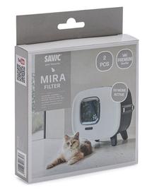 Kaķu tualetes filtri Savic Mira, tekstilmateriāls, 2 gab., Melna krās.