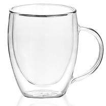 Dvigubo stiklo puodelis Springos HA7349, skaidri sp., 0.3 l