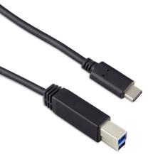 Vads Targus USB C male, USB 3.1, 1 m, melna krās.