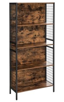 Pastatoma lentyna Songmics Vasagle ULBC023B01, ruda sp./juoda sp., 154 cm x 30 cm x 74 cm
