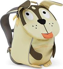 Bērnu mugursoma Affenzahn Little Friend Tonie Dog, brūna krās./bēša krās., 25 cm x 11 cm x 17 cm