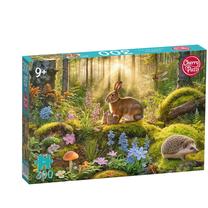 Puzle CherryPazzi Forest Friends, 34.5 cm x 50 cm, 300 gab., daudzkrāsaina