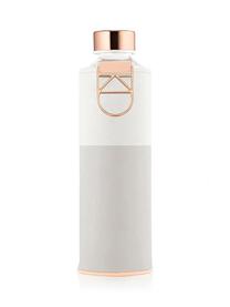 Gertuvė EQUA SAGE, rožinė sp./pilka sp., dirbtinė oda/borosilikatinis stiklas, 0.75 l