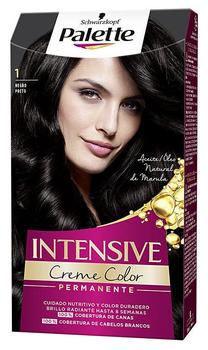 Matu krāsa Schwarzkopf Intensive, 1 black i krās., 1 Black I