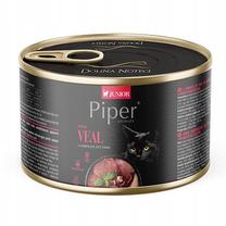Mitrā kaķu barība Piper Animals Junior, teļa gaļa, 0.185 kg