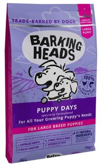 Сухой корм для собак Barking Heads Puppy Days Large Breed, курица, 12 кг