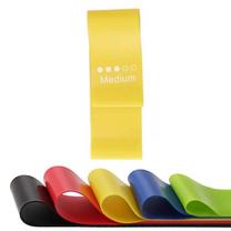 Pasipriešinimo guma Tomaz Sport Rubber-Loop 10480725, 60 cm x 5 cm x 0.05 cm, geltona sp.