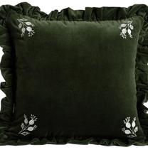 Dekoratīvs spilvena pārvalks Homla Basic Coriel, zaļa krās., 45 cm x 45 cm