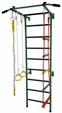 Vingrošanas siena KID-2, 222 cm, 100 kg, melna krās., 4 gab.