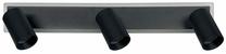 Светильник потолочный Light Prestige Parma LP-0612/3WS BK, GU10, 3000 - 6000 °К, 3 x 50 Вт, черный цв. / черный цв.