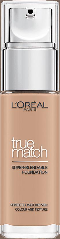 Skystas makiažo pagrindas L’Oréal Paris True Match Super Blendable, šviesiai ruda sp., 4.n beige, 30 ml