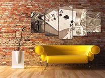 Reprodukcija Artgeist Poker Night - Sepia N3334PWD, 100 cm x 50 cm