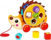 Сортировщик форм, ежик Tooky Toy, многоцветный, 7 шт.