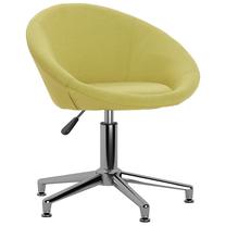 Darba krēsls VLX Swivel 330445, 58.5 x 66.5 x 68 - 80 cm, dzeltena krās.