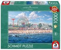 Dėlionė Schmidt Thomas Kinkade Coney Island New York 73652, 49.3 cm x 69.3 cm, 1000 vnt., įvairių spalvų