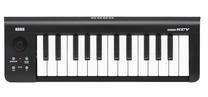 MIDI klaviatūra Korg MicroKEY, melna krās.