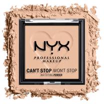 Kompaktinė pudra NYX Professional Makeup Can't Stop Won't Stop 03, 03 light medium, 6 g