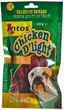 Skanėstas šunims Antos Chicken D’light Duck, antiena, 0.1 kg