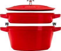 Pottide komplekt Zwilling Staub La Cocotte 40508-384-0, Ø24 cm, punane v.