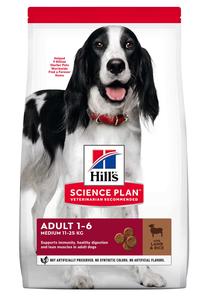 Сухой корм для собак Hill's Adult 1-6, баранина/рис, 2.5 кг