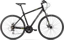 Velosipēds hibrīds Romet Orkan 1 M, 28 ", 19" rāmis, melna krās./zaļa krās.