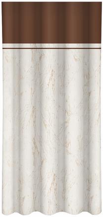Naktinė užuolaida ZMT-011, kreminė sp./ruda sp./šampano sp., 140 cm x 270 cm