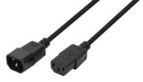 Vads Logilink IEC C14 / IEC C13 IEC C14, IEC C13, 1.8 m, melna krās.